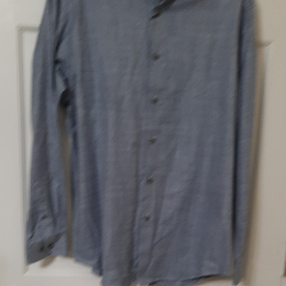 BLUE DRESS SHIRT - Picture 5 of 12